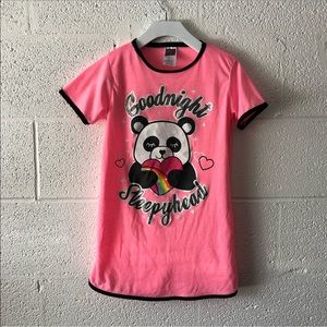 Angel Face Panda nightgown sz: 8